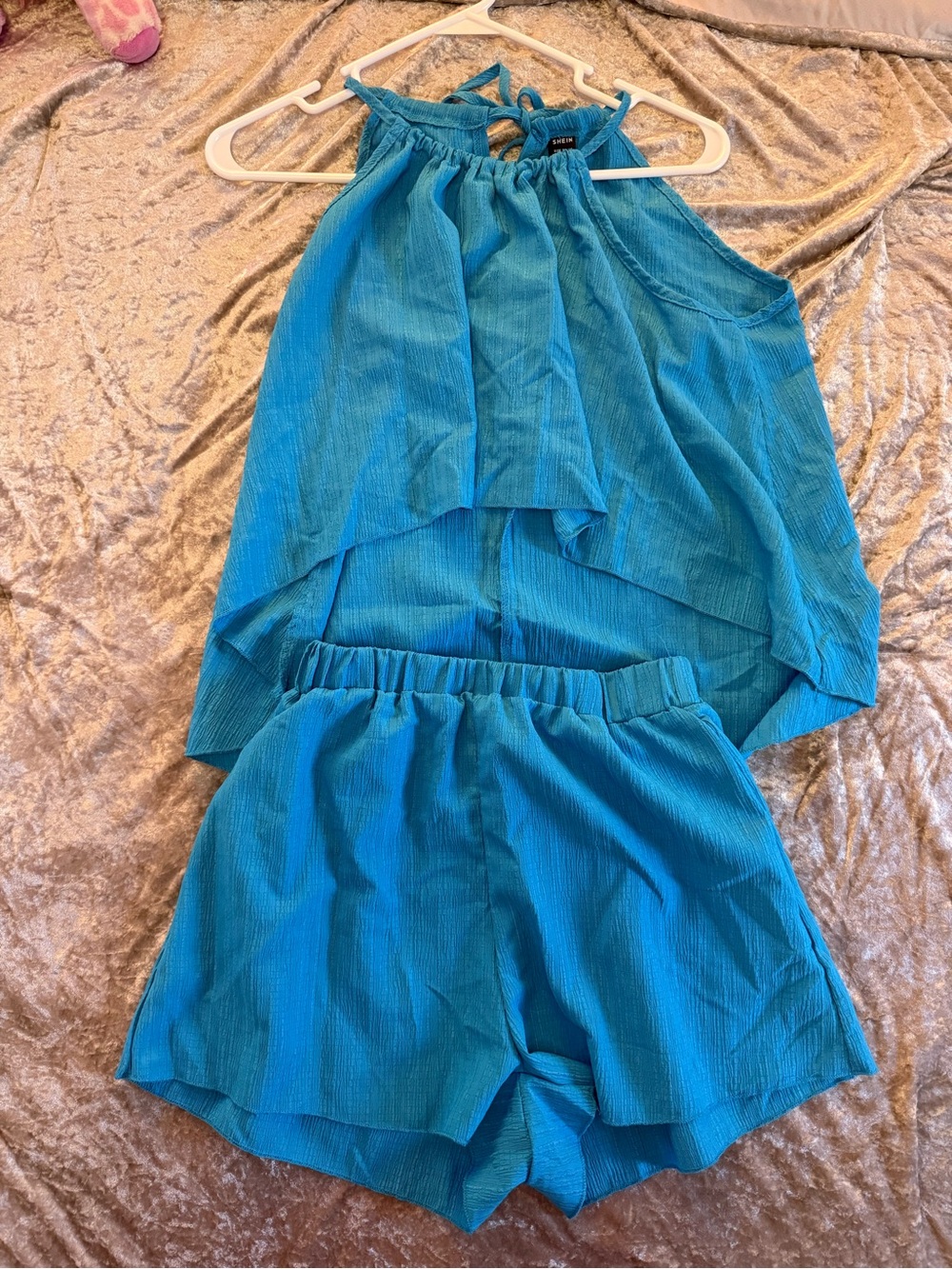SHEIN blue vacation set